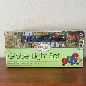 30 LED‎ G40 Globe Lights Christmas Holidays Indoor/Outdoor Connect End To End